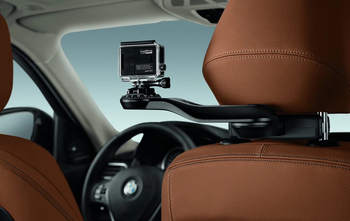 BMW Genuine T&C System GoPro Cam Camera Headrest Holder Mount 