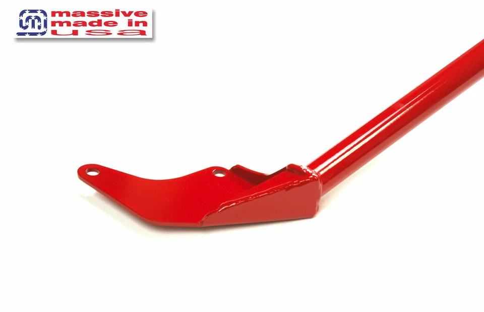 Barra de tensión delantera con soporte de torre de puntal de amortiguador masivo 2012 2018 Ford Focus ST RS Race Foto 3 de 4