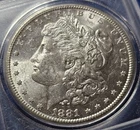 A 1881-S Morgan Silver Dollar, GEM BU MS!!! FLASHY