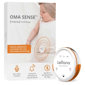 Levana Oma Sense Portable Baby Breathing Movement Monitor w/Vibrations Audible