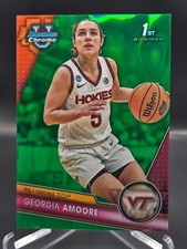 2023-24 Bowman Chrome Sapphire U Green REFRACTOR /99 Georgia Amoore Virginia Tec