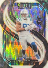 2024 Panini Select Base Set - Premier Level#184 Mo Alie-Cox White Prizm