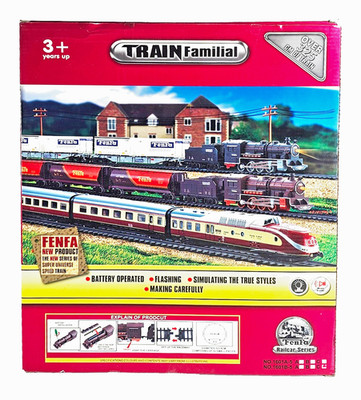 Toycity TY-1601C-S RailCar Battery Operated Locomotive  Speed Train Toy Set