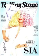 Sia Furler Signed 12x18 Rolling Stone Australia Magazine Poster Photo ACOA