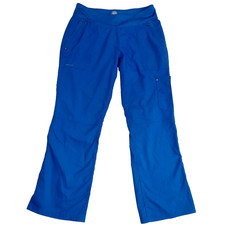 Healing Hands Scrub Pants Purple Label Womens Size MP Blue Tori 9133P