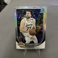 2025-26 Bowman Chrome Luka Doncic Mega Box Mojo Refractor #BCV-123