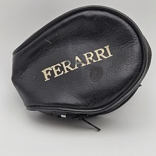 Ferrari Vintage Men's Aviator Folding Sunglasses With Zippered Leather Case