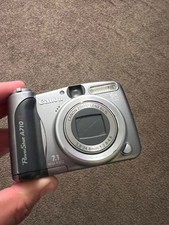 Canon PowerShot A710 IS 7.1 MP 6x Optical Zoom as is corrosion on battery cont.