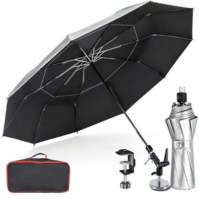 FixOasis 60'' Folding HVAC Umbrella with Magnetic Base, Universal Clip Include...
