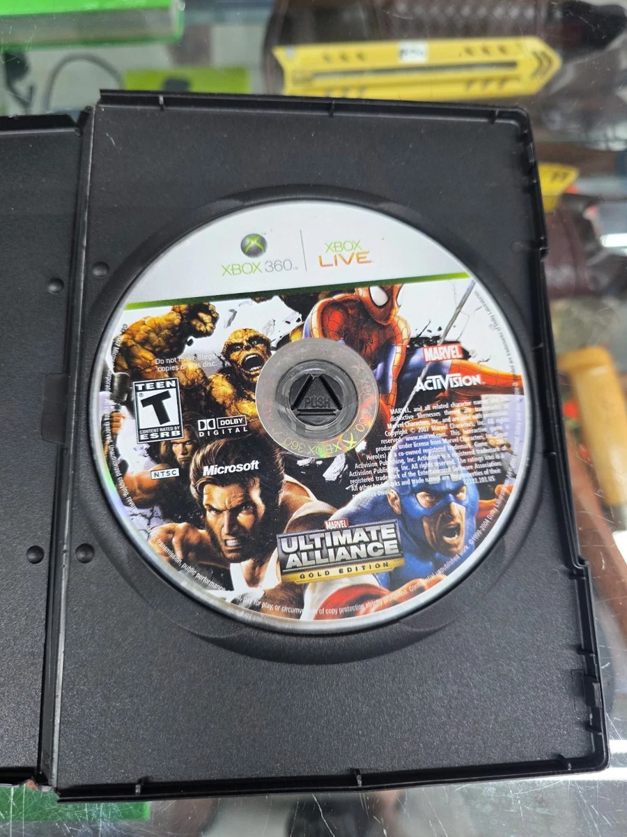 Marvel: Ultimate Alliance Microsoft Xbox 360 Video Games for sale