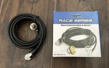 Rugged Radio NMO-Race-12 RG-58 Racing Shielded 12’ Feet Antenna Cable - NO MOUNT