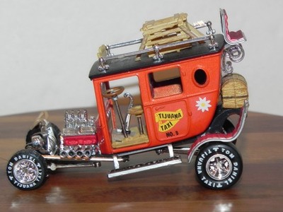 Toy Zone Tom Daniels 1/43 TIAJUANA TAXI Hot Rod Iron Legends