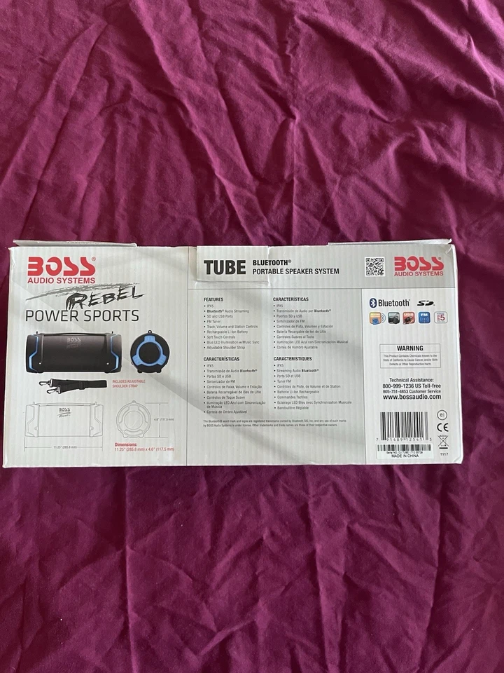 Boss Audio Systems Rebel Power Sport Portable Bluetooth Speaker  - Image 2 of 3