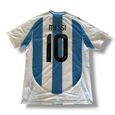 Argentina 2024 Home Adidas OFFICIAL Football Shirt Large Lionel MESSI
