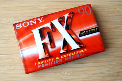 1 Stück Sony FX 90 MC Kassette / OVP / Typ I 1 / NEU /