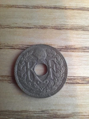 Pièce de 5 centimes de 1938 - Photo 1/2