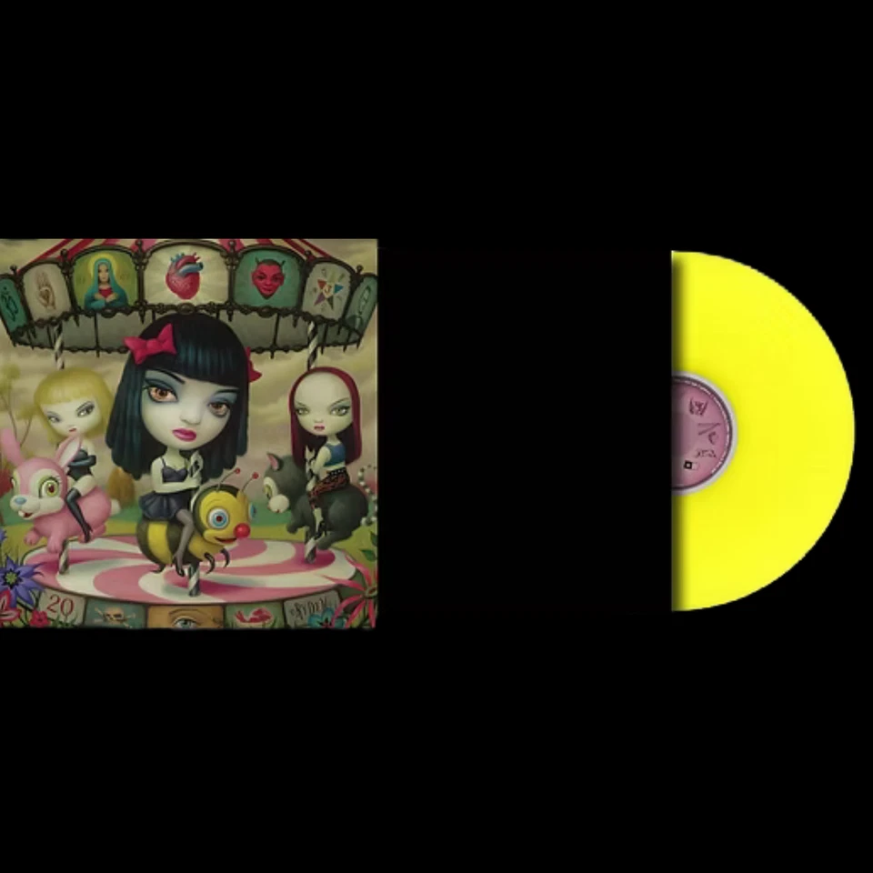 JACK OFF JILL Clear Hearts Grey Flowers 2024 Coloured Vinyl Import New & Sealed - Image 2 of 3