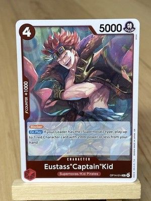 Eustass 'Captain' Kid Rare (R) OP14-014 The Azure Sea's Seven English Foil