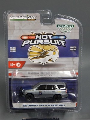 2022 Chevy Tahoe PPV Alabama Highway Patrol Greenlight Hot Pursuit 1/64 MIP 2021