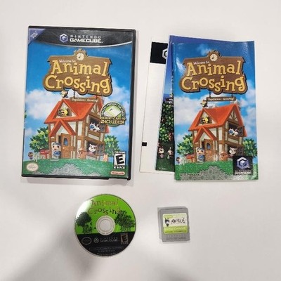 Animal Crossing Players Choice (GameCube, 2002) Tested CIB With Memory Card