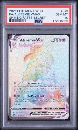 Alcremie VMAX graded PSA 10 for sale on eBay
