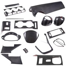 Real Dry Carbon Fiber Interior Dash Trim Cover Set Fits Toyota GR86 BRZ 2022-26