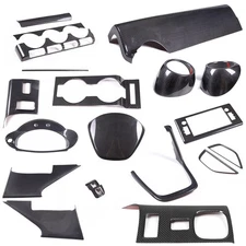 Real Dry Carbon Fiber Interior Dash Trim Cover Set Fits Toyota GR86 BRZ 2022-26
