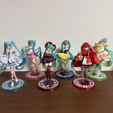 Hatsune Miku Wonderland Figure Set of 6 Collectible Anime Figures Authentic
