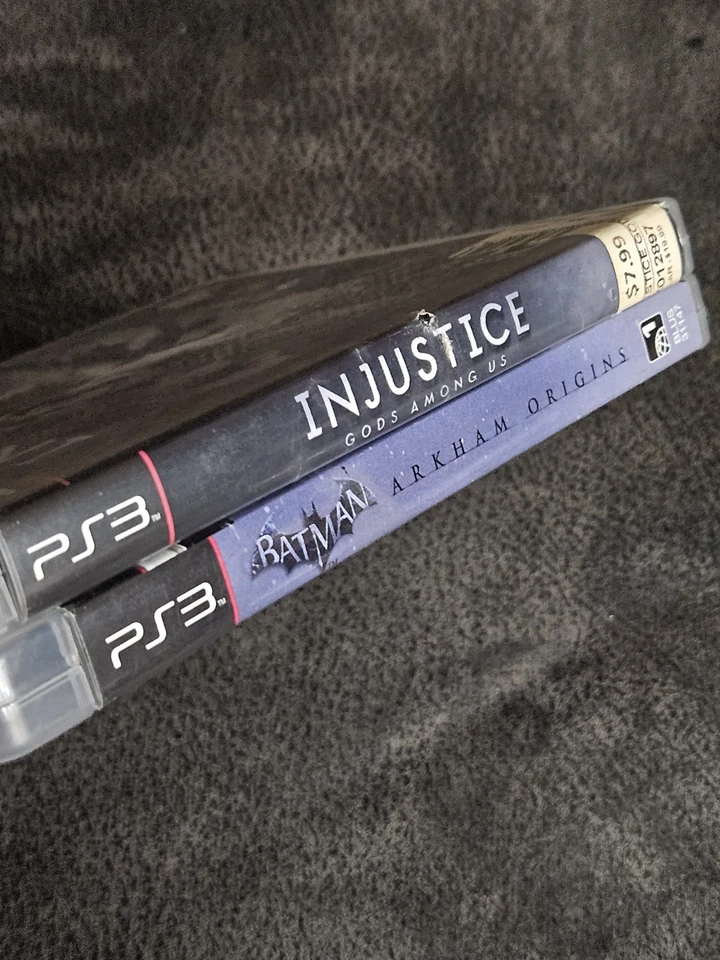 Batman Arkham Origins & Injustice God's Among Us PS3 Game Lot - Image 2 of 4