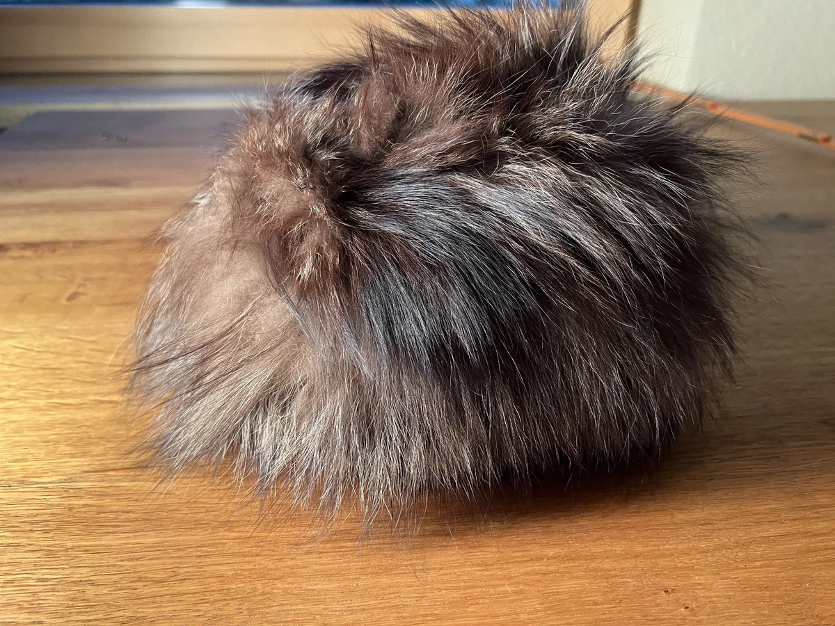 Vintage Pelzhut Echtpelz Fuchs Meliert Schiwagohut Winter Mütze 70er