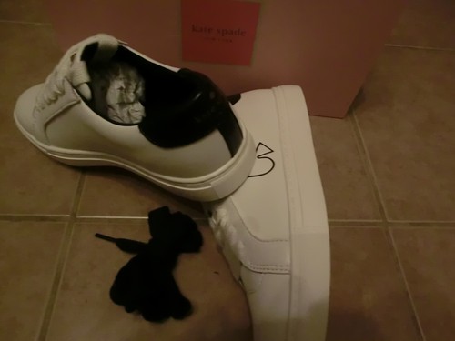 kate spade leather sneakers Sz-8US 38.5Eur New Authentic - Picture 4 of 7