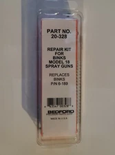 Binks #18 Spray Gun Repair Kit by Bedford 6-189