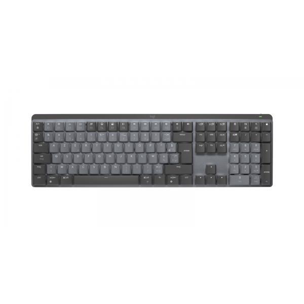 Tastiera Logitech MX Mechanical USB Grafite Retroilluminato Senza Fili AZERTY