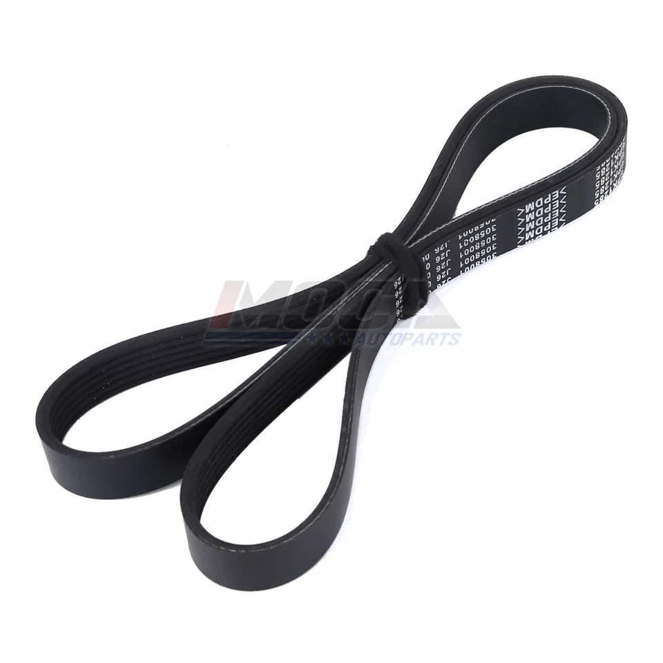 Cinturón serpentino EPDM 6PK1285 para Ford F53 LTD F250 350 Kia Forte Mercury Tracer Foto 4 de 4