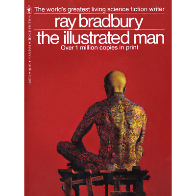 BUCHCOVER 1951 RAY BRADBURY ILLUSTRIERTER MANN SCIENCE-FICTION SCHRIFTSTELLER NEU FEINE KUNST