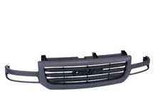 Dark Gray Grille Paint To Match For 03-07 Gmc Sierra 1500 Hd 2500 Pickup Truck