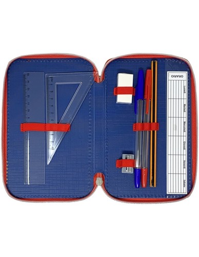 ASTUCCIO SCUOLA CORREDATO 3 ZIP AVENGERS - Foto 2 di 6