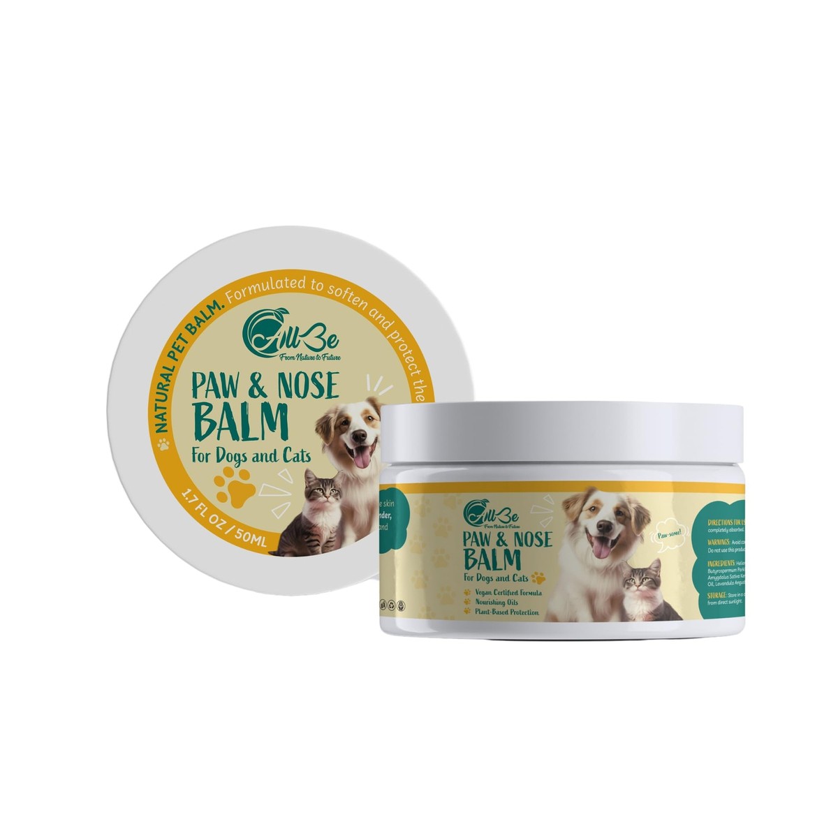 Dog Nose Balm Dog Paw Lotion ALLBE Dog Paw Balm Nose Balm Lick