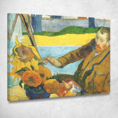 Der Sonnenblumenmaler Vincent van Gogh, vvg83 Leinwandbild