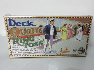 House Of Marbles Deck Quoits Ring Toss Spiel - Neu & Versiegelt