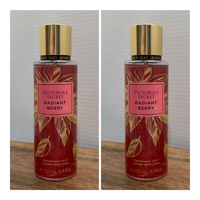 Victoria's Secret RADIANT BERRY Fragrance Mist ~ 8.4 fl.oz. ( Lot of 2 )