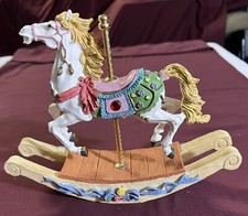 Vintage Carousel Rocking Horse Handmade/Painted