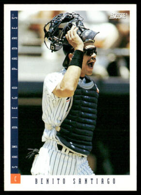 Benito Santiago 1993 Score #591 San Diego Padres