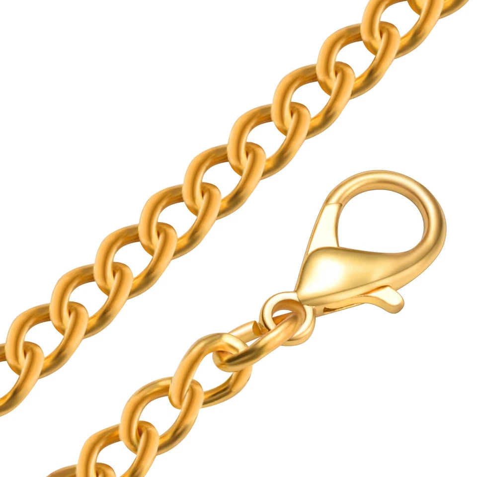 Catena per Google Pixel 2 XL catena metallo col. oro Custodia Cover da indossare - Immagine 2 di 2