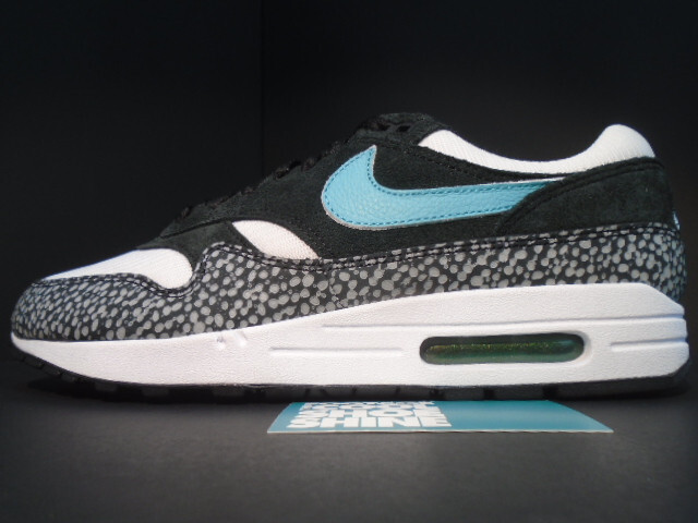 NIKE AIR MAX 1 PREMIUM BY YOU ID 90 ATMOS SAFARI WHITE BLACK JADE