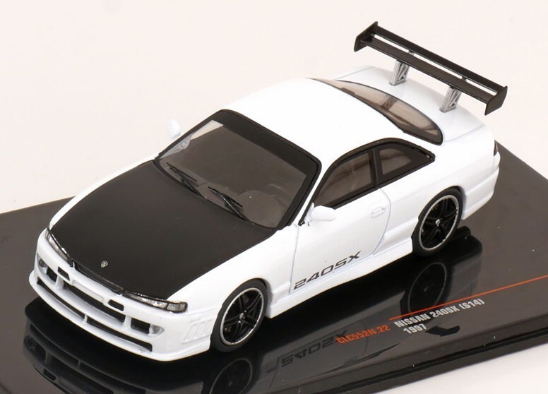 Nissan 240SX S14 1997 White/Matt Black CLC552 IXO 1:43 New! | eBay