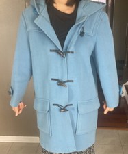 Grenfell Light Blue Sky Women’s Vintage Coat 1960's? England Small Size 10