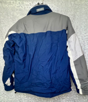 ジャケット・アウター columbia omni shield parka check 00s Columbia Sportswear Omni-Shield Mens Blue White Winter Jacket