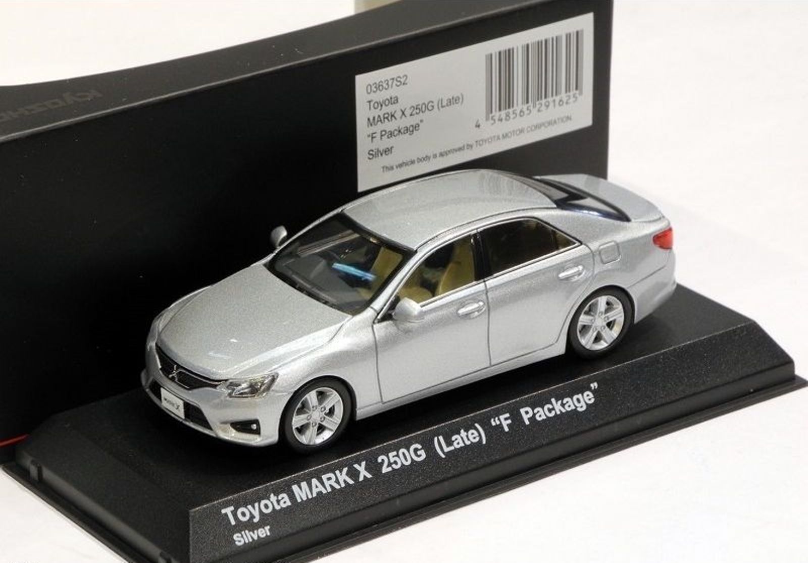 Toyota Mark X 250G Kyosho 1:43 edition limitee en metal injecte haut de gamme