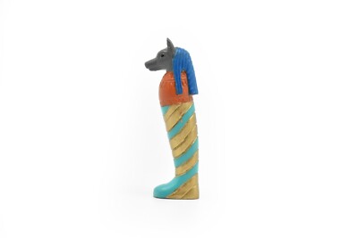 Amulet of Anubis, Ancient Egyptian, Hand Painted  Reproduction   2''    F3105